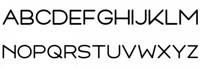Montrelo Regular Schriftart Groß