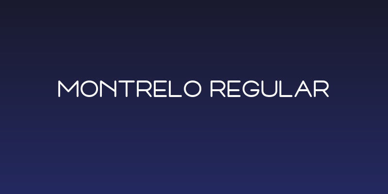 Montrelo Regular Social Header