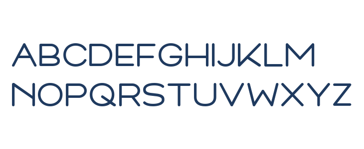 Montrelo Regular Lowercase