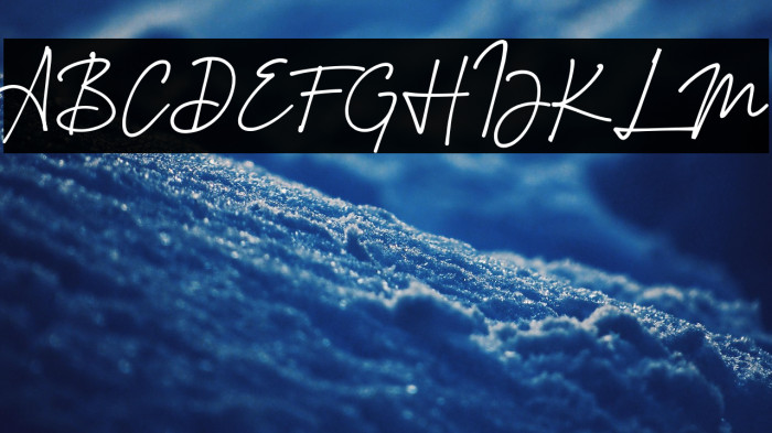 Montreuil Signature Font Example 3