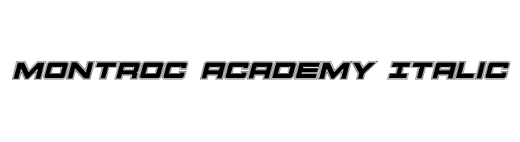 Montroc Academy Italic  baixar fontes gratis