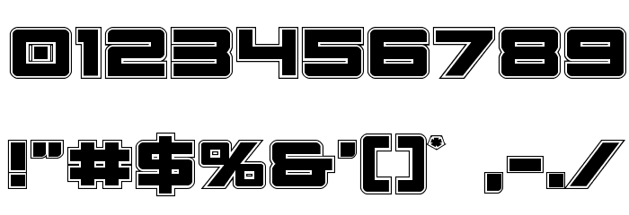 Montroc Academy Font OTHER CHARS