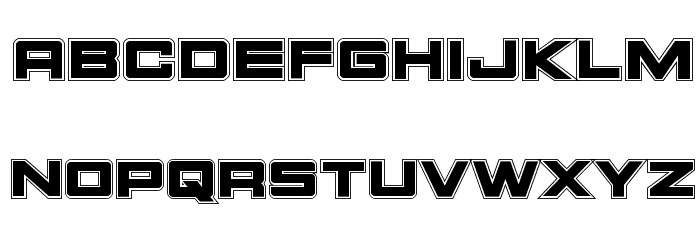 Montroc Academy Font LOWERCASE