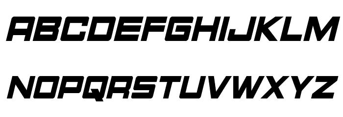 Montroc Condensed Italic Font LOWERCASE