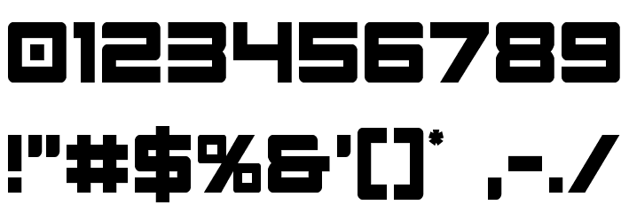 Montroc Condensed Font OTHER CHARS