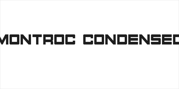 Montroc Condensed Logo