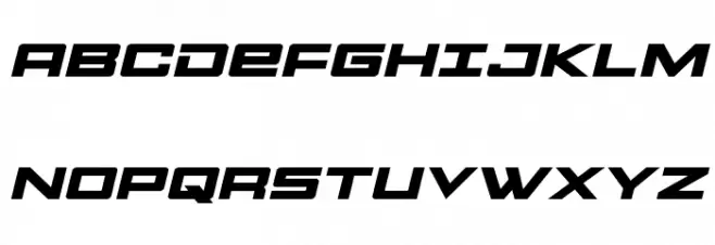 Montroc Expanded Italic Fuentes MAYÚSCULAS