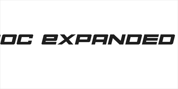 Montroc Expanded Italic Logo