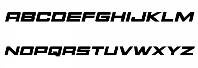 Montroc Expanded Italic Fuentes MINÚSCULAS