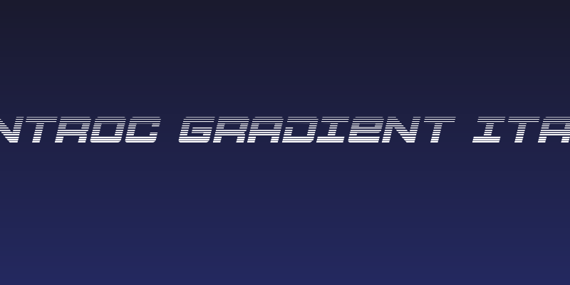 Montroc Gradient Italic Social Header