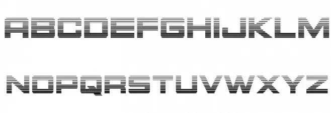 Montroc Gradient 字体 小写