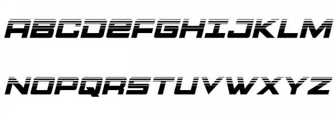 Montroc Halftone Italic Fuentes MAYÚSCULAS