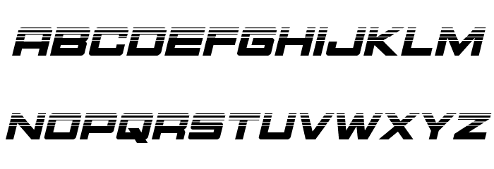 Montroc Halftone Italic Font LOWERCASE