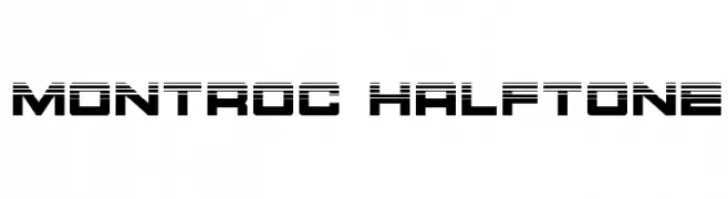 Montroc Halftone  تنزيل الخطوط