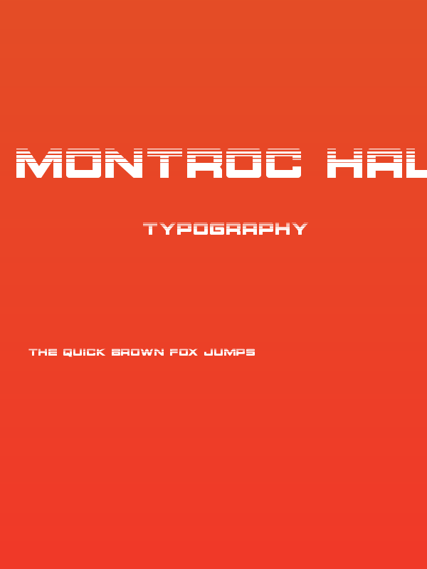 Montroc Halftone Poster