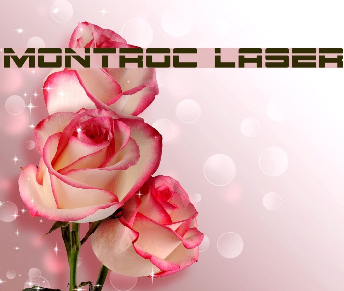 Montroc Laser Font examples