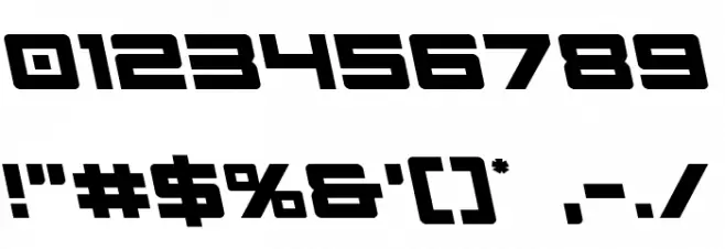 Montroc Leftalic Font OTHER CHARS