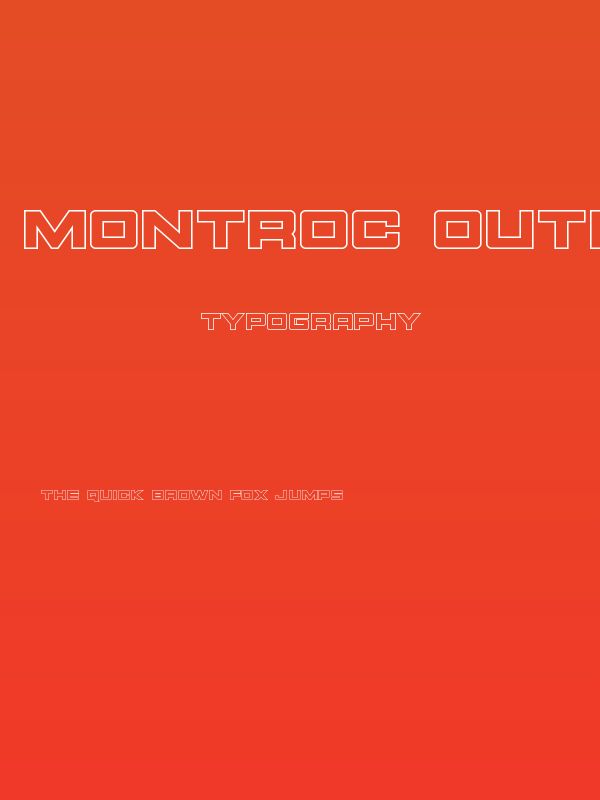 Montroc Outline Poster