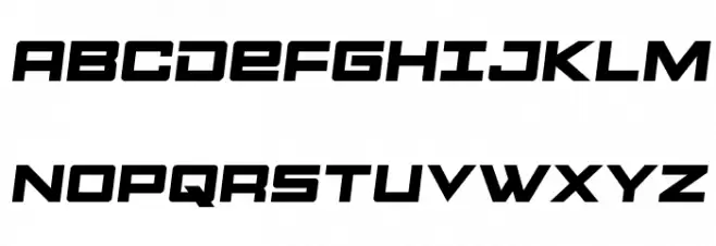Montroc Semi-Italic フォント 大文字