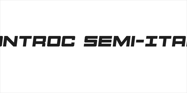 Montroc Semi-Italic Logo