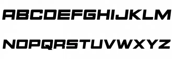 Montroc Semi-Italic फ़ॉन्ट लोअरकेस