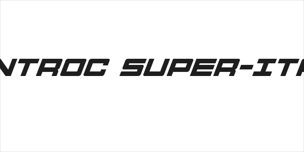 Montroc Super-Italic Logo