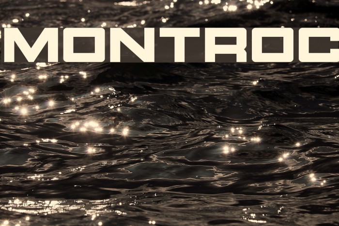 Montroc Font examples