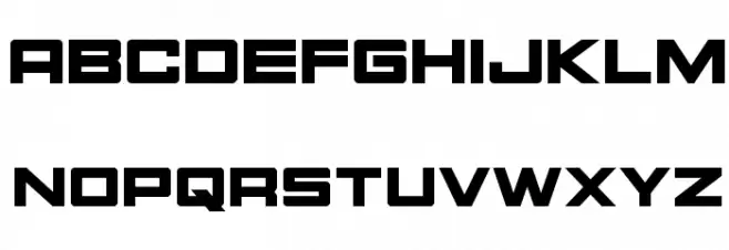 Montroc خط أحرف صغيرة