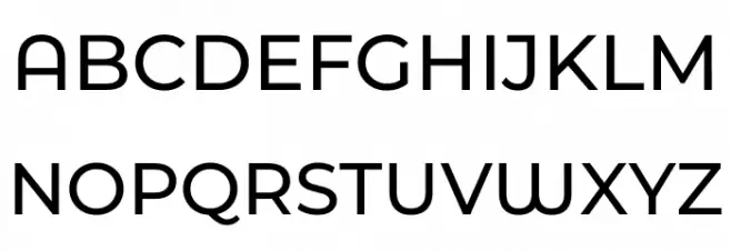Montserrat Ace Medium Font UPPERCASE