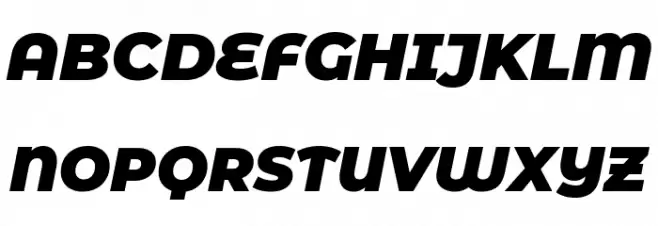 Montserrat Alternates Black Italic 字体 大写