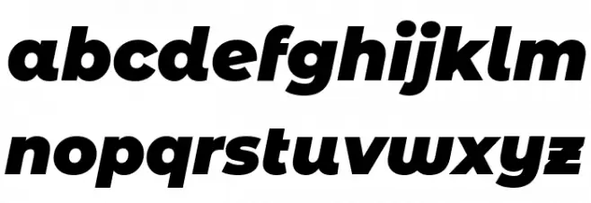 Montserrat Alternates Black Italic फ़ॉन्ट लोअरकेस