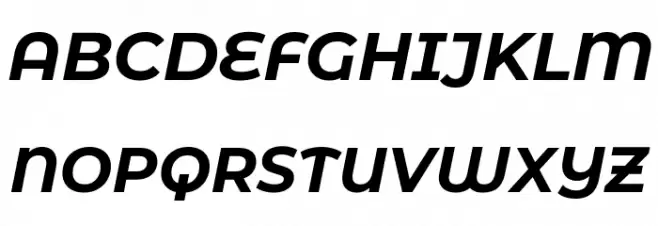 Montserrat Alternates Bold Italic फ़ॉन्ट अपरकेस