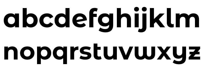 Montserrat Alternates Bold Font LOWERCASE