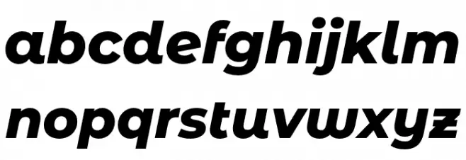 Montserrat Alternates ExtraBold Italic फ़ॉन्ट लोअरकेस