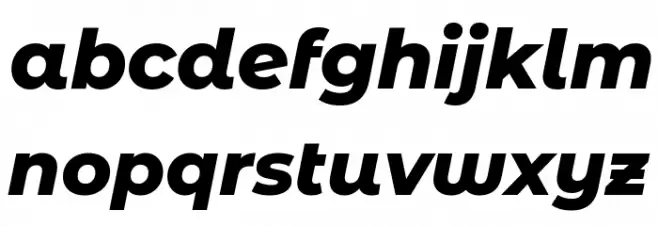 Montserrat Alternates ExtraBold Italic 字体 小写