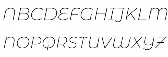 Montserrat Alternates ExtraLight Italic Fuentes MAYÚSCULAS