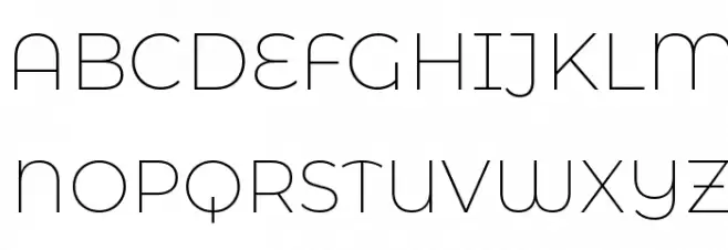 Montserrat Alternates ExtraLight Schriftart Groß