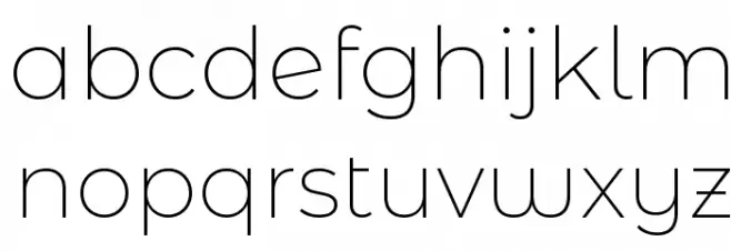 Montserrat Alternates ExtraLight 字体 小写