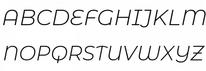 Montserrat Alternates Light Italic خط أحرف كبيرة