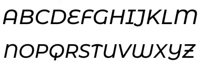 Montserrat Alternates Medium Italic خط أحرف كبيرة