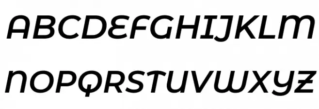 Montserrat Alternates SemiBold Italic Polices MAJUSCULES
