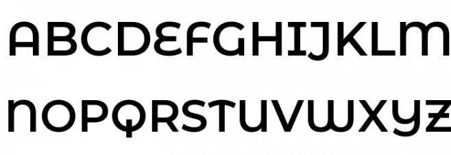 Montserrat Alternates SemiBold Schriftart Groß
