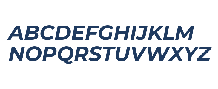 Montserrat Bold Italic1 Uppercase