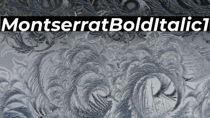 Montserrat Bold Italic1 Example 2