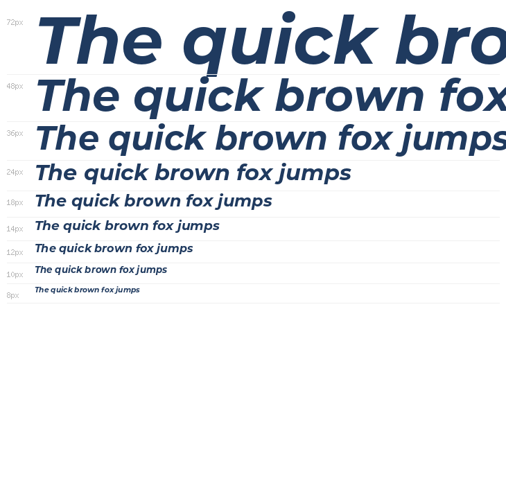 Montserrat Bold Italic1 Waterfall