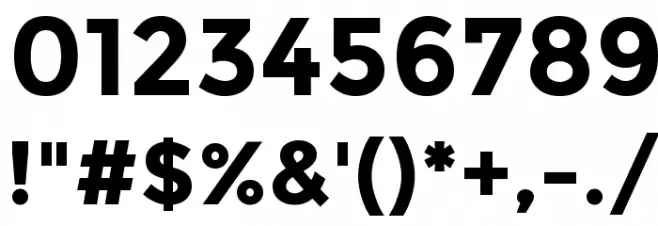 Montserrat-Bold Font OTHER CHARS