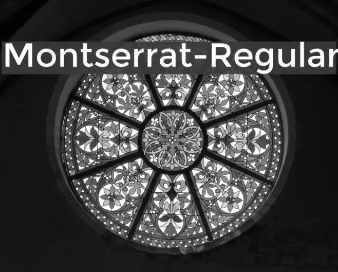 Montserrat-Regular Example 2