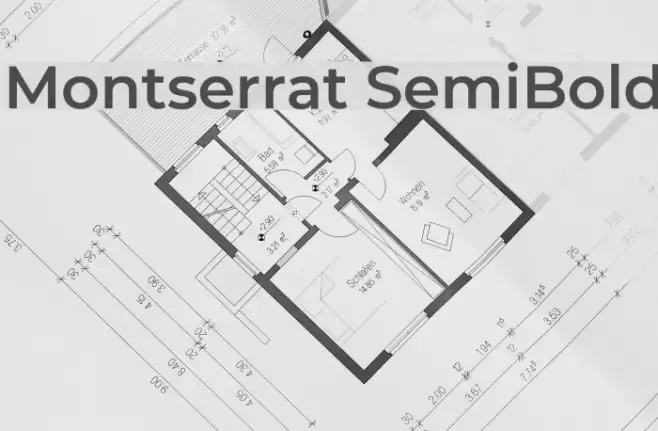 Montserrat SemiBold Font examples