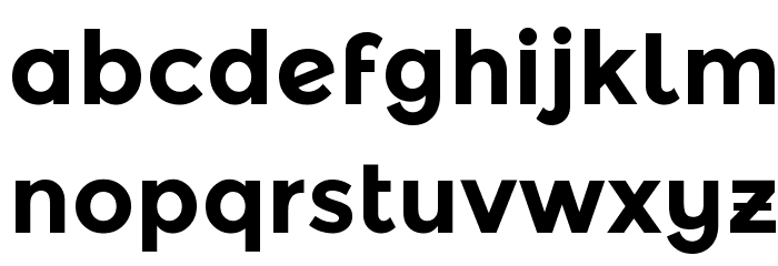 MontserratAlternates-Bold Font LOWERCASE