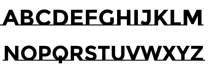 MontserratSubrayada-Bold Font LOWERCASE